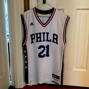 NBA Philadelphia Embiid jersey Adidas Small